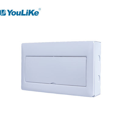 Permukaan Tahan Debu Mount 14 Way DB Box IP40 Protection White