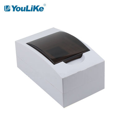 Bahan ABS IP40 Single Phase MCB Box 4 Way Penggunaan Indoor Dan Outdoor