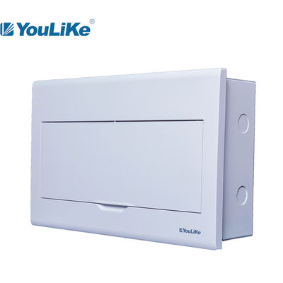 Kotak Distribusi 16 Way Flush Mount Putih, Kotak Persimpangan Kabel Dengan MCB