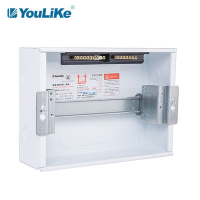 Unit Konsumen Plastik 18 Way Flush Mount MCB Box Papan Distribusi Tenaga Listrik Dalam Ruangan