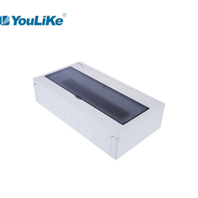 Surface Mounted Indoor Single Phase MCB Box 18 Way Dengan Jendela Transparan