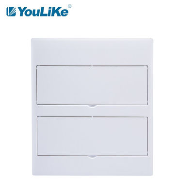 Indoor HIPS Shell Plastic MCB Box 32 Way Anti Perubahan Warna