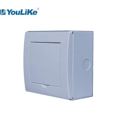 Plastik ABS Pintu MCB Kotak Distribusi Listrik 4 Way Consumer Unit Indoor