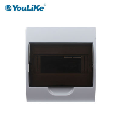 Kotak Listrik Flush Mount Plastik ABS, Kotak DB 8 Arah Dengan Jendela Transparan