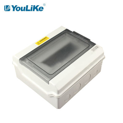 IP65 9 Way Waterproof MCB Box, Kotak Persimpangan Listrik Luar Ruangan Dengan Jendela Transparan