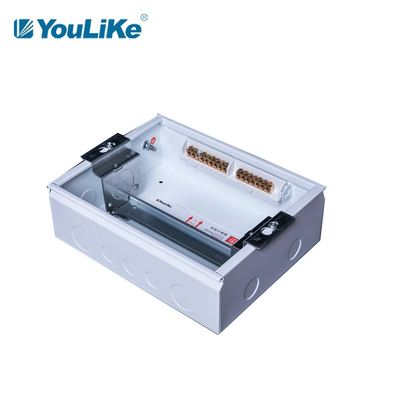 Din Rail Outdoor MCB Kotak Distribusi Tenaga Listrik Flush Mounted 10 Way