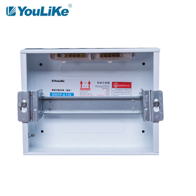 Flush Mounted IP40 12 Cara DB Kotak Distribusi Daya Tahan Air Untuk MCB