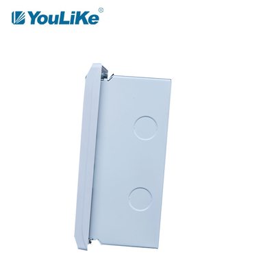 Kotak Distribusi Daya Listrik Plastik MCB Flush Mounted 21 Way Dengan Din Rail