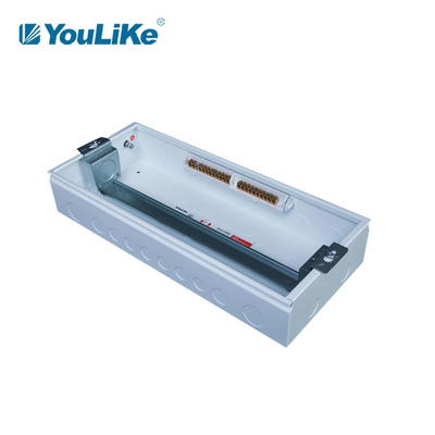 Kotak Distribusi Daya Listrik Plastik MCB Flush Mounted 21 Way Dengan Din Rail
