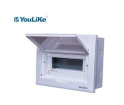 Power DB Box IP40 55A Kotak Distribusi Tahan Air Kontrol Pencahayaan Fase Tunggal Anti UV