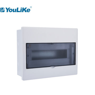 Papan distribusi Listrik Ringan Permukaan Bersertifikat IEC Dengan Metal Din Rail