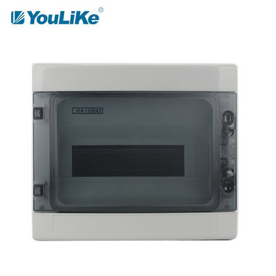 12 cara IP65 Kotak Distribusi Tahan Air dan Tahan Debu Bahan MCB BOX ABS PC